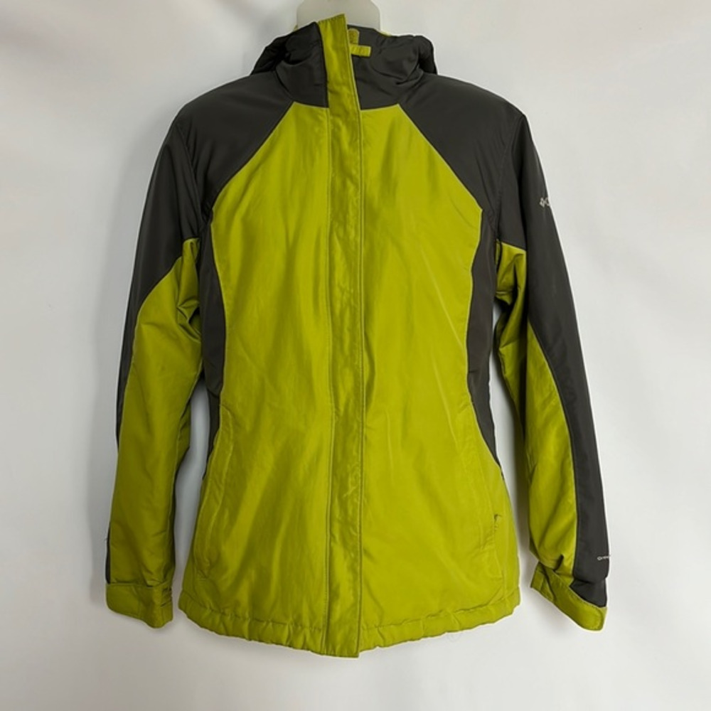 Columbia Omni Shield Women's Green Lime/ Gray Winter Jacket Size S